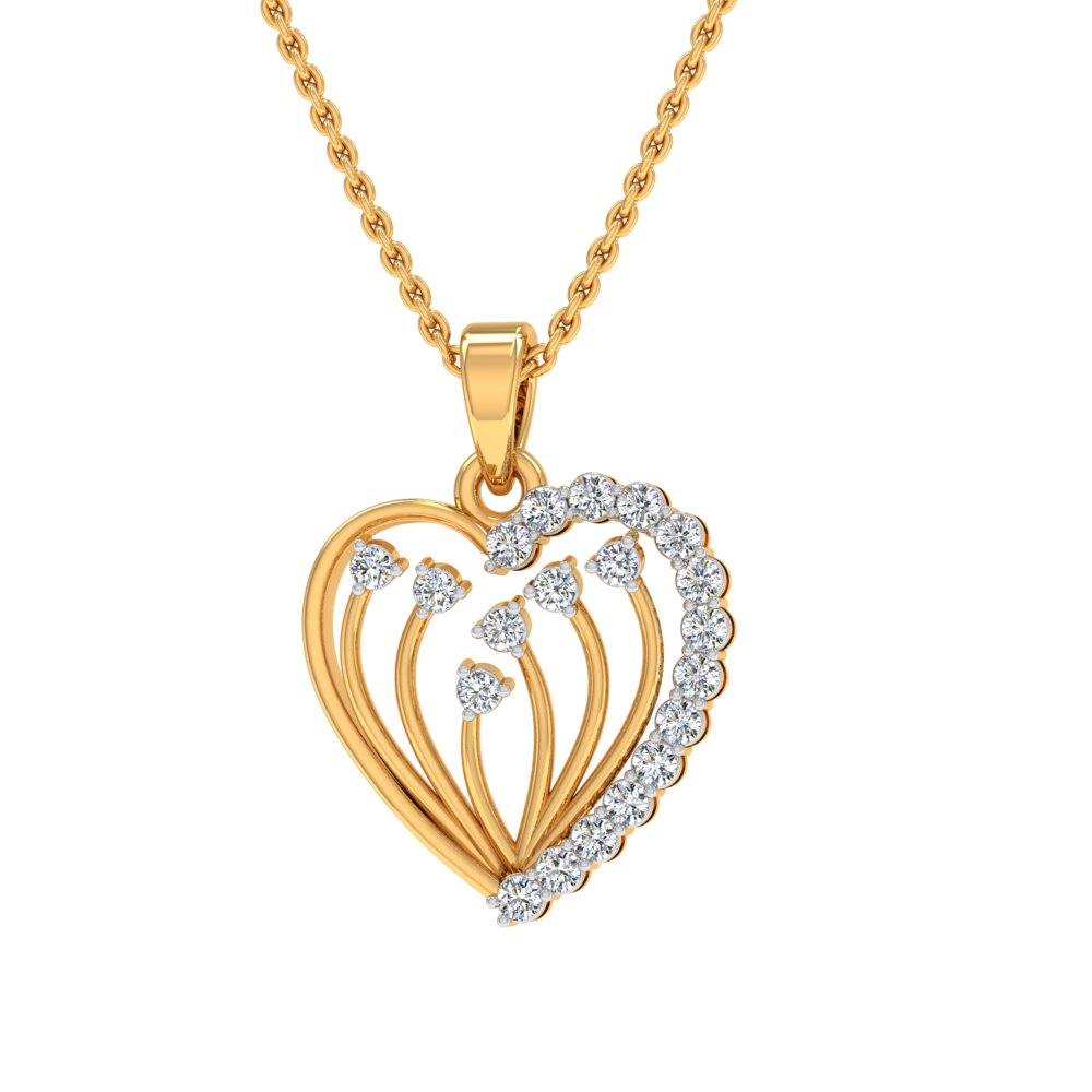 Fashionable Delicate Hearts Pendant